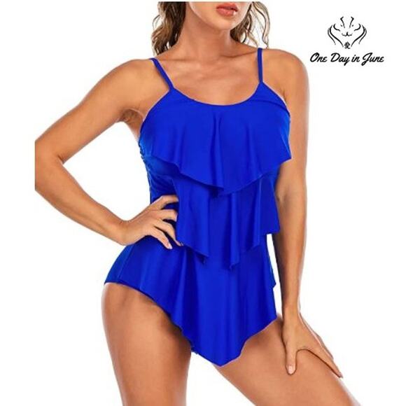 Zando Layered One Piece Swimsuit Size XXL - Picture 1 of 4